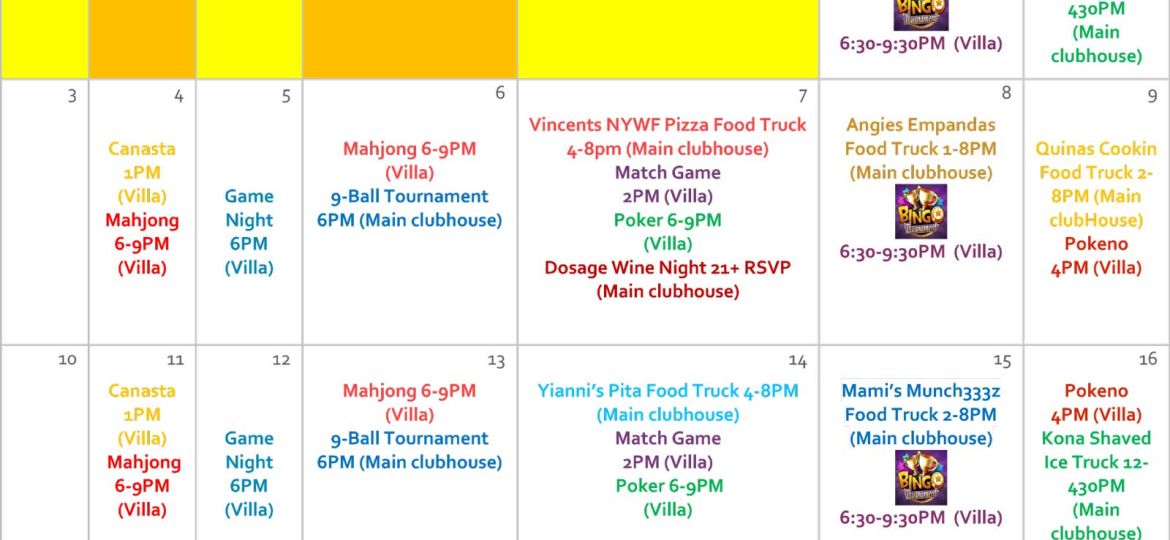 August-Calendar